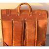 Rucksack Genuine Brown Messenger Bag Leather Backpack Laptop Travel