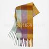 Premium color plaid scarf women's winter warm scarf mohair thickened scarf versatile shawl
