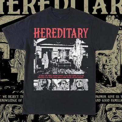 Vintage Hereditary Horror Movie Y2K Retro T Shirt Funny Womens Unisex Cotton Tee Casual Summer Oversized ONeck Novelty Streetwear