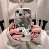 Capas para celular para iPhone 11 13 XR 15 Pro Max 12 14 Pro Max Capa iPhone 16 XS Max Capa protetora espelhada Espelho Desenho animado requintado à prova d'água