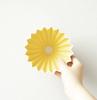 ORIGAMI Origami for sold separately Dripper, Yellow, Small, 1-2 people, Boxed, Engraved, Holder