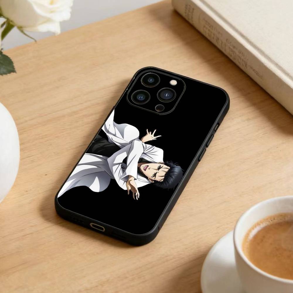 STEINS GATE F-Rintaro O-Okabe Phone Case For iPhone 16,15,14,13,12,17,Pro Max,Plus Silicone Black Case