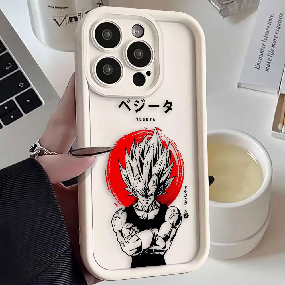 

D-Dragon Ball Z Goku Vegeta Phone Case For Xiaomi 15 15T 17 14 14T 8 11 12 12T 13 PRO MAX LITE 5GNE TPU Case DIY Shell Cover Xiaomi11LITE5GNE
