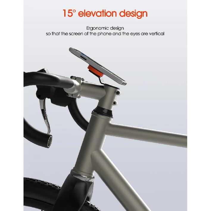Uchwyt na telefon na mostek roweru górskiego Rower MTB Stojak montowany na mostku Nawigator Moto Kolarstwo outdoorowe Smartfon dla Xiaomi iPhone