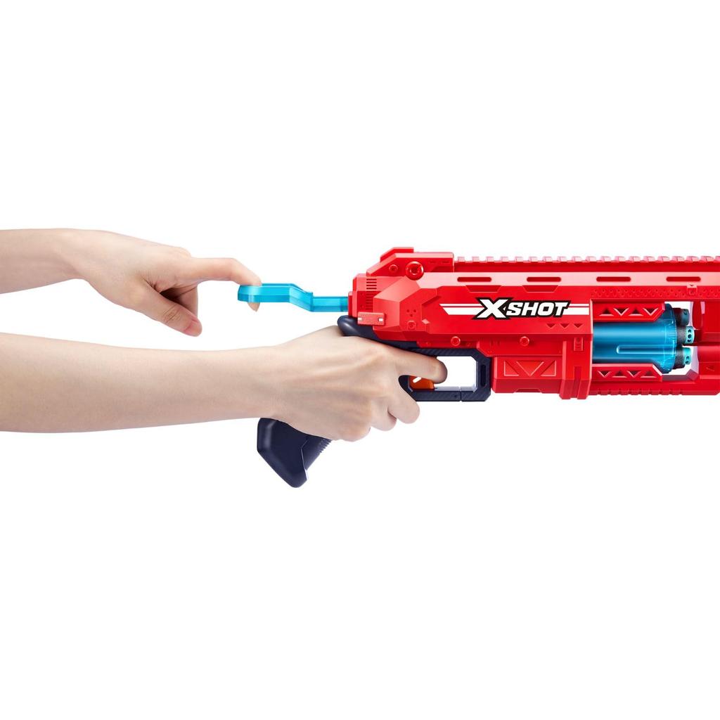 ZURU XSHOT Excel Caliber 16-Dart Blaster Toy, Sponge Darts, 36675, Authentic