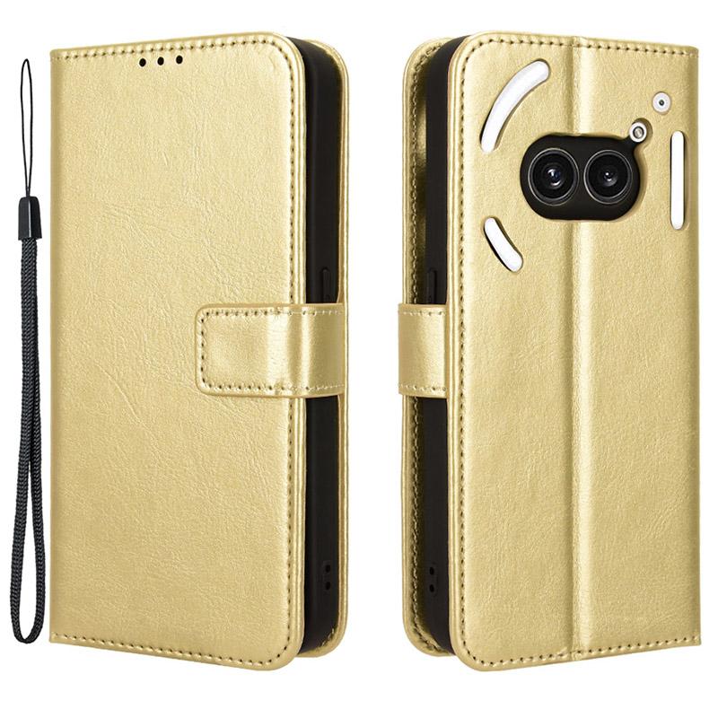 For Nothing Phone (2a) Plus/Phone (2a) Wallet Case Crazy Horse Texture Folio Stand Phone Cover