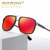 Polarized Driving Sunglasses Fashion Men's Metal Anti-ultraviolet Discoloration Sunglasses