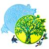 Holographic  Ornament Silicone Mold Wall Sticker Mold Resin Casting Pendant Mold Suitable for Diy Crafts