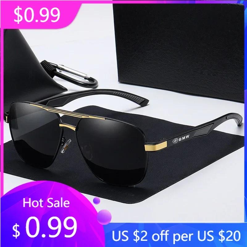 2025 For BMW 50th Emblem Goggles Polarized Pilot Sunglasses Men Women Driving Fishing Outdoor Sports Beach Sun Glasses Eyewe