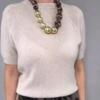 2025 European Chic Women's Mesh Skirt & Solid Top Set