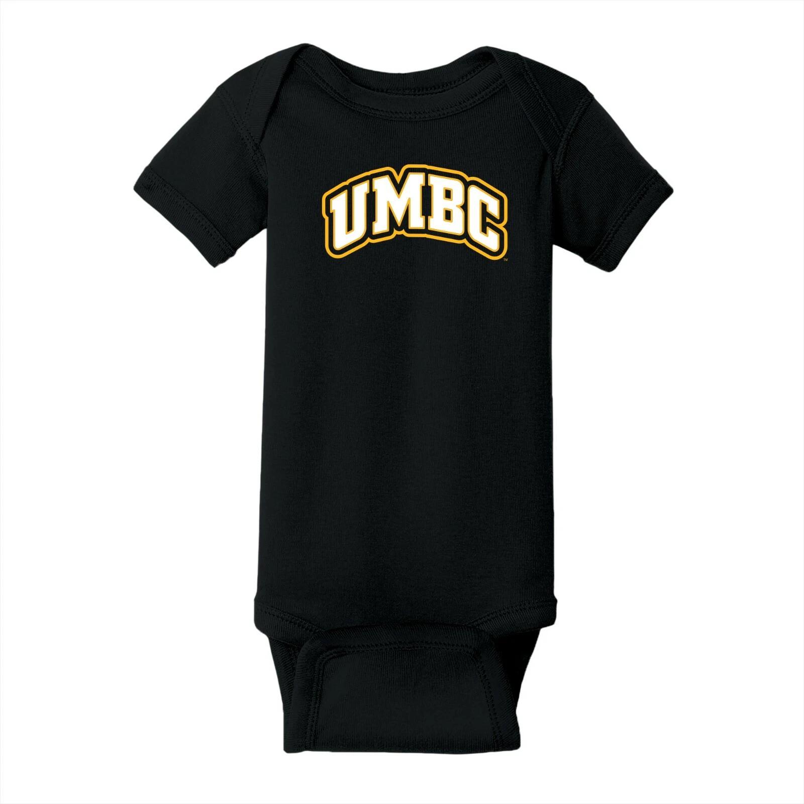 UMBC Retrievers Basic Block Infant Creeper - Black XL