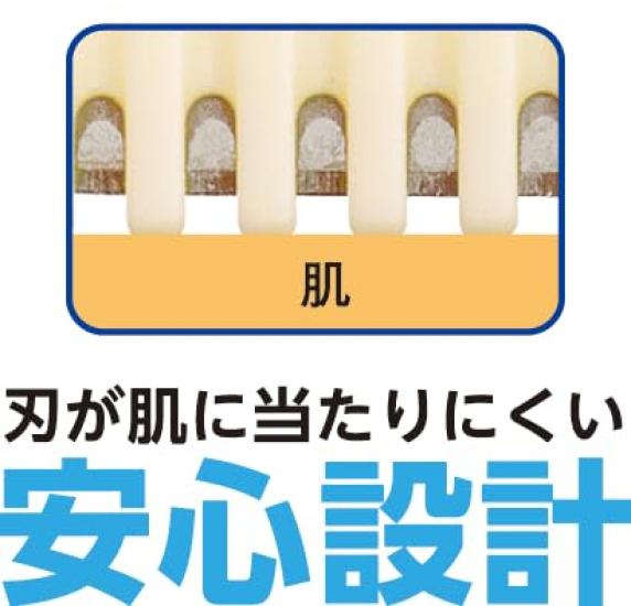 NIKKEN Haarschneider Made in Japan Dünnt und Schneidet für und Körper HCR-1, Klinge, Natürlich, Pony, Bauchnabel, Haare, Körperpflege