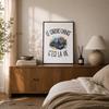 Poster Le cardio dance c'est la vie | Affiche Papier Photo 310 g Finition Perlée Format Taille A2 | Décoration Murale Salon Chambre