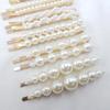 Set of 13 Pearl Gold Hairpins for Side Hair Accents
