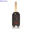 Jingyuqin Update Modified 3/4 Buttons Car Key For Honda Accord Pilot Cr-V Key Housing Civic Insight Ridgeline 2003-2013