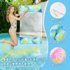 Float, Inflatable Ring, Water Hammock, Swim Ring Bed, Instagrammable, Set of 2, Adult Size 11565cm, with Backrest, Comfortable Water Bed,