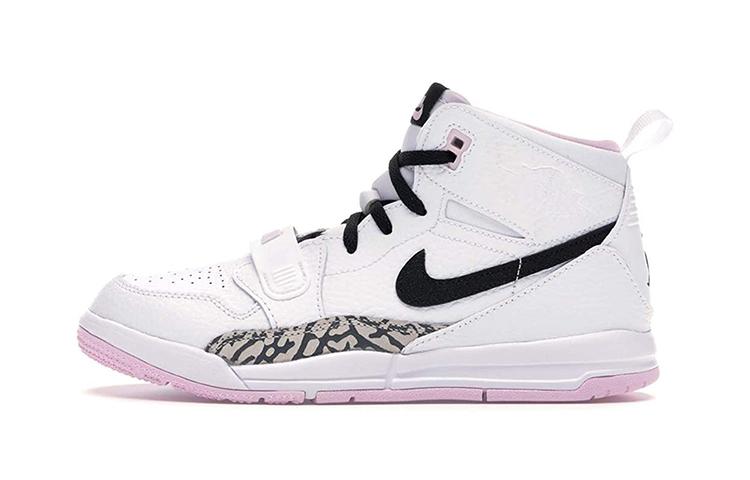 Jordan Legacy 312 Белый Черный Розовый Пена PS AT4047-106 35