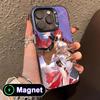 HSR Himeko Translucent MagSafe Mobile Phone Case for iPhone 17 16 15 14 13 12 11 Air Pro Max Plus Colorful Cover