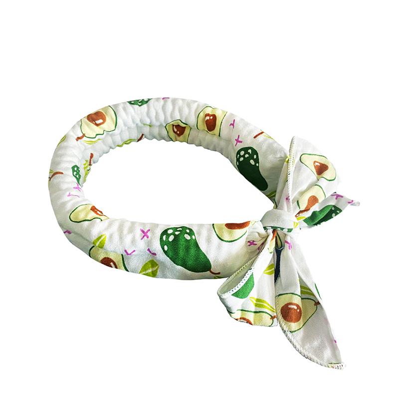 1PC Adjustable Cool Ice Towel Pet Cooling Ice Scarf Heatstroke Dogs Cats Ice Collar Cat Collar Bib