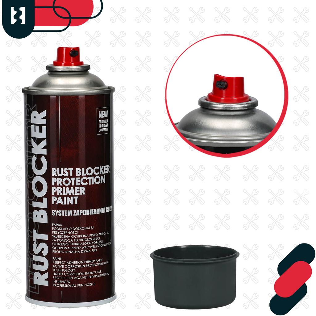 Rust Spray Paint For Metal Fences And Gates Protective Gray Ral 7011 400 Ml