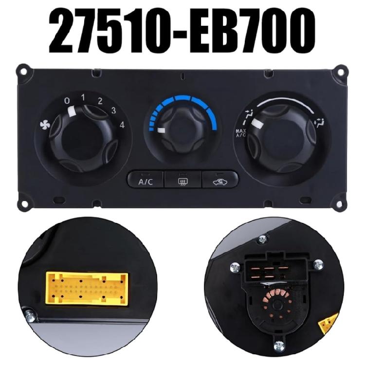 Replacement Air Conditioner Switches A/C Panel Switches Automotive Accessory Easy Installation Control Assy 27510-EB700