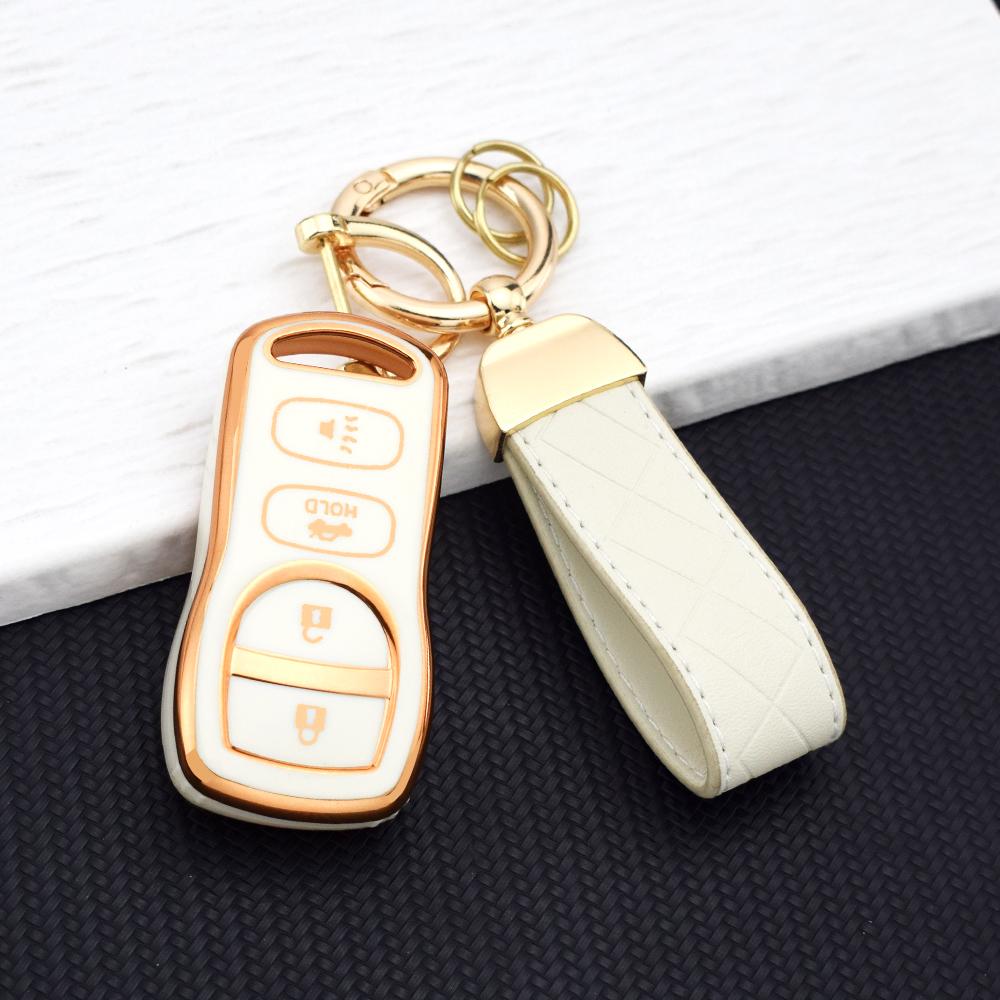 3/4 Buttons Car Key Fob Case for Nissan Sentra Armada 350Z Altima Maxima For Infiniti FX35 EX35 FX45 QX56 G35 M45 I35 Keychain