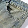 Men's Cotton Spting Summer Ripped Jeans Casual Pants Trousers Vintage Wide Leg Denim Pants Jeans For Men Fashion Clothing Streetwear