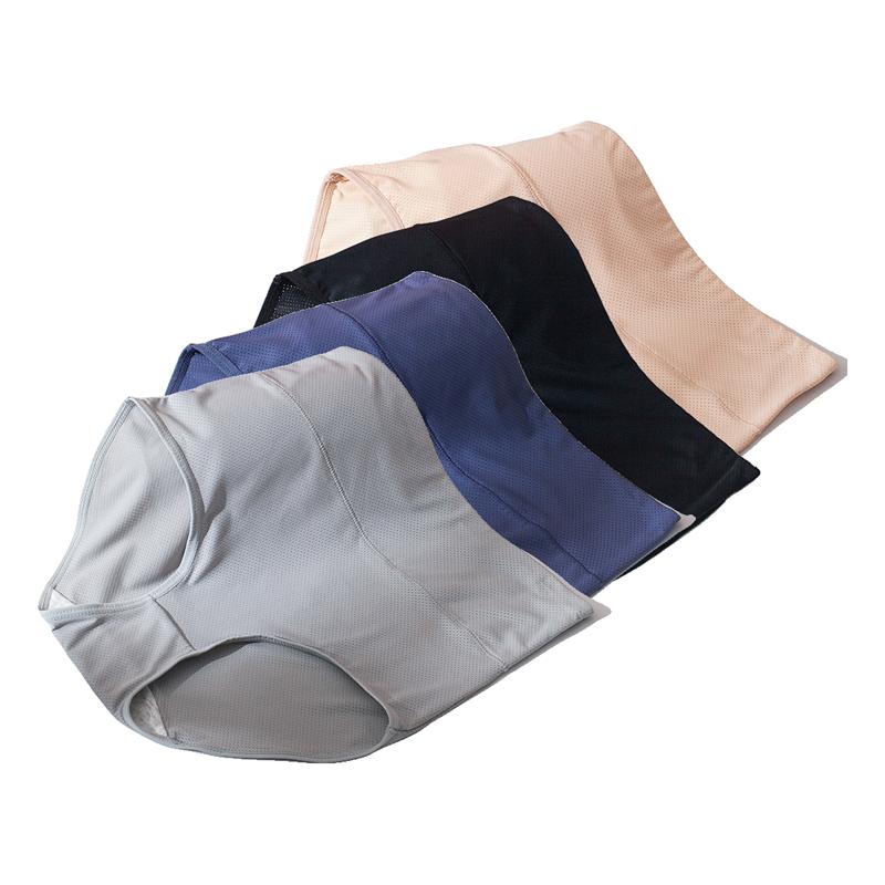

4 Pieces Set Women s Briefs/Mom Underwear/Mesh Breathable Panties/Ladies Comfortable Panty Big Size Fit 40kg to 105kg 4XL