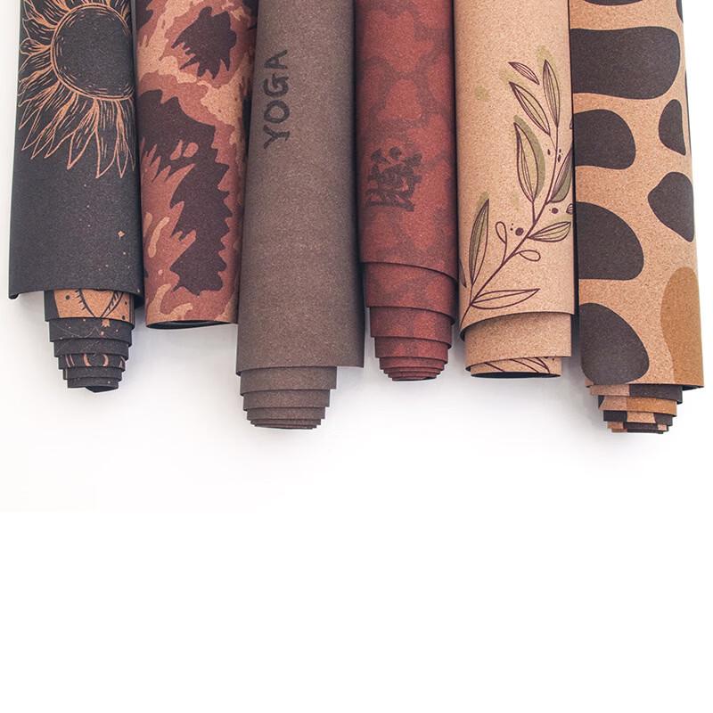 OEING Cork Rubber Yoga Mat