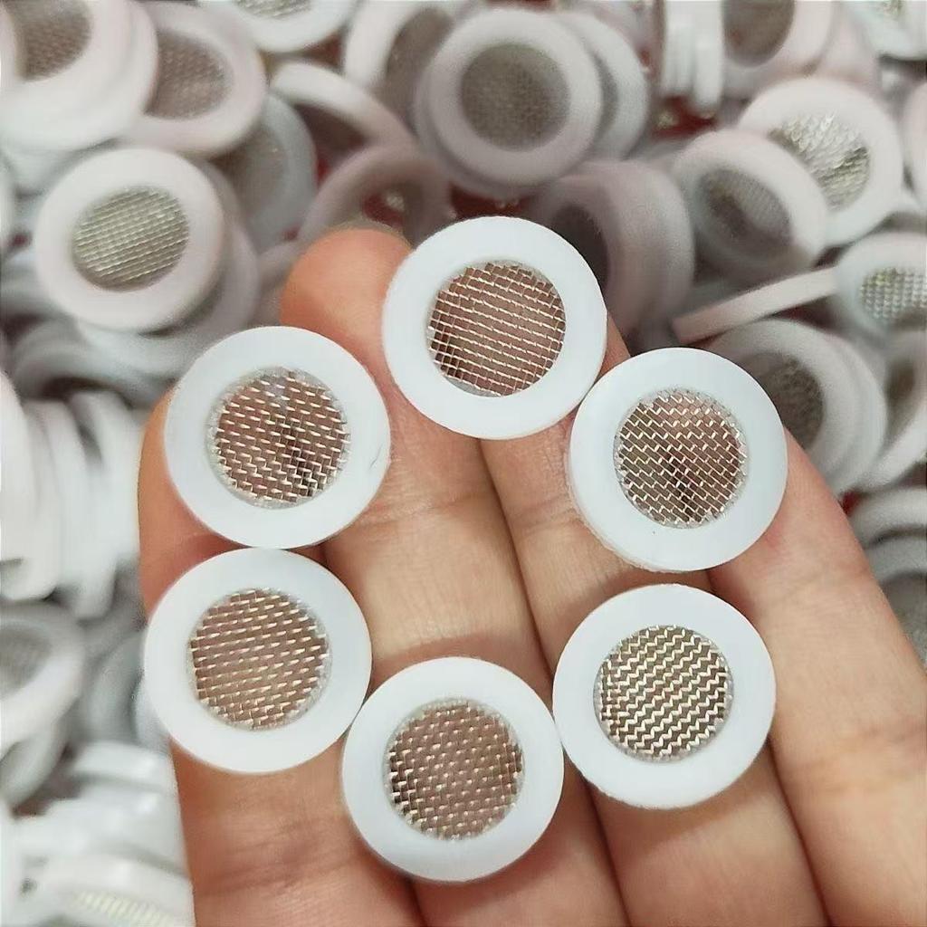 Adjustable Filter Screen Shower Head with Silicone Gasket & Stainless Steel Mesh