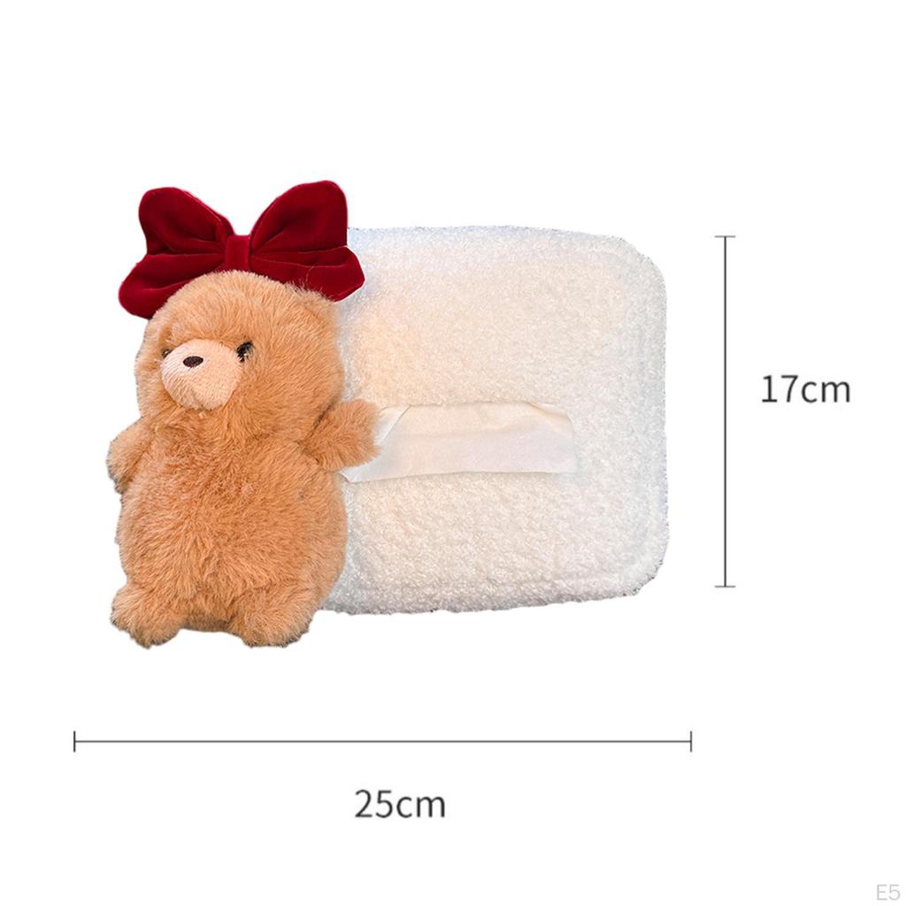 Adorable Car Tissue Holder - Soft Plush for Home And Office