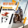 Motorcycle Helmet Holder Swivel 180° Wall Shelf Helmet and Jacket Hanger Metal Hook Metal Shelves Perfect GiftSpeed Sensors 6