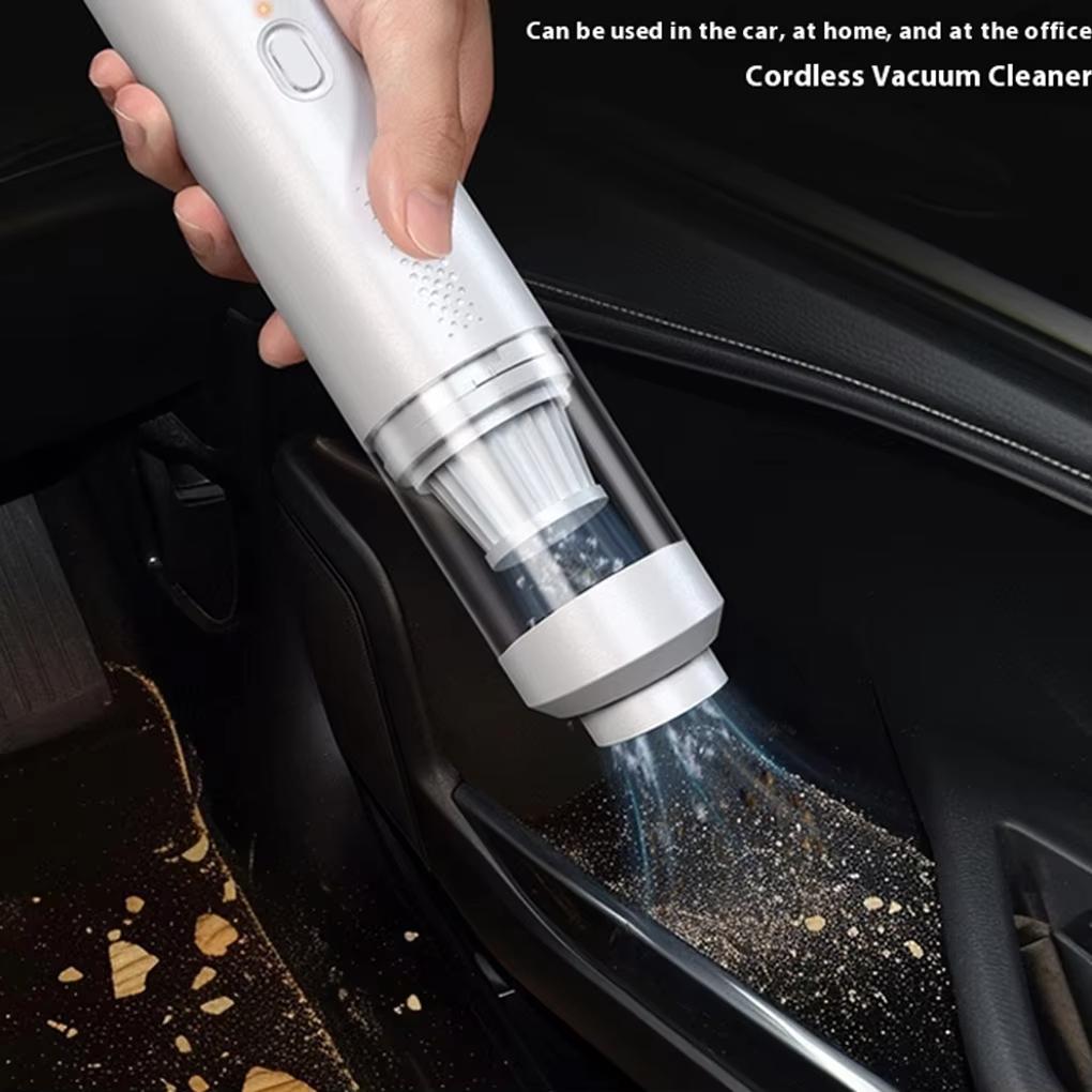 Cordless Handheld Vacuum Cleaner Portable Car Vacuum with Blower & Light