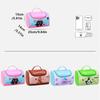 Korean Style Handheld Cosmetic  Bag Large Capacity Toiletry Bag Cartoon Kitten Makeup Bag  Woman