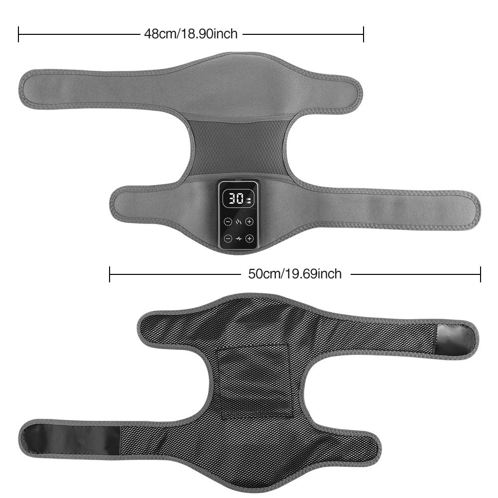 Multifunction Heat Knee Massage Brace Rechargeable Knee Joint Massager  Improve Bood Circulation