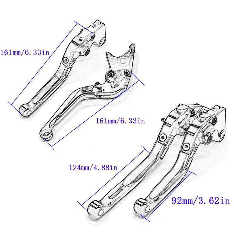 For Yamaha MT09 MT-09 MT 09 2014-2021 2022 2023 2024 2025 CNC Adjustable Motorcycle Folding Extendable Brake Clutch Lever