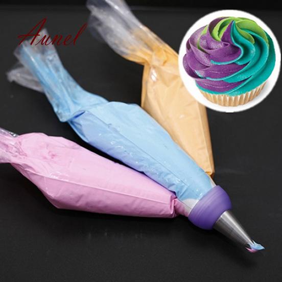 3 Hole 3 Color Icing Piping Bag Nozzle Converter Cream Coupler Cake Decor Tool