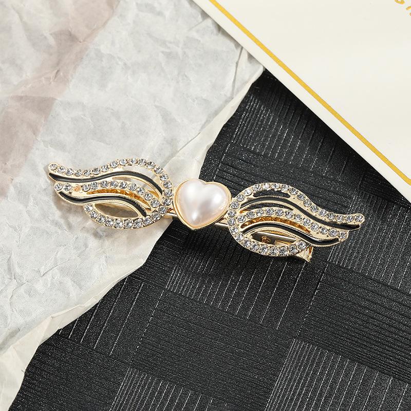 New French Style Metal Diamond-Encrusted Pearl Headdress Hair Clip Butterfly Rabbit Sweet Girl Style Hair Accessories
