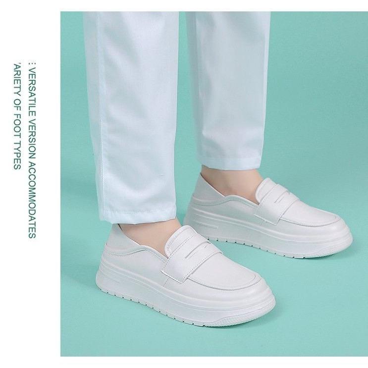 Internet Celebrity White Nurse Shoes Women's Soft Sole Breathable Deodorant Non-slip 2025 Summer New Fashion Medical Work Shoes