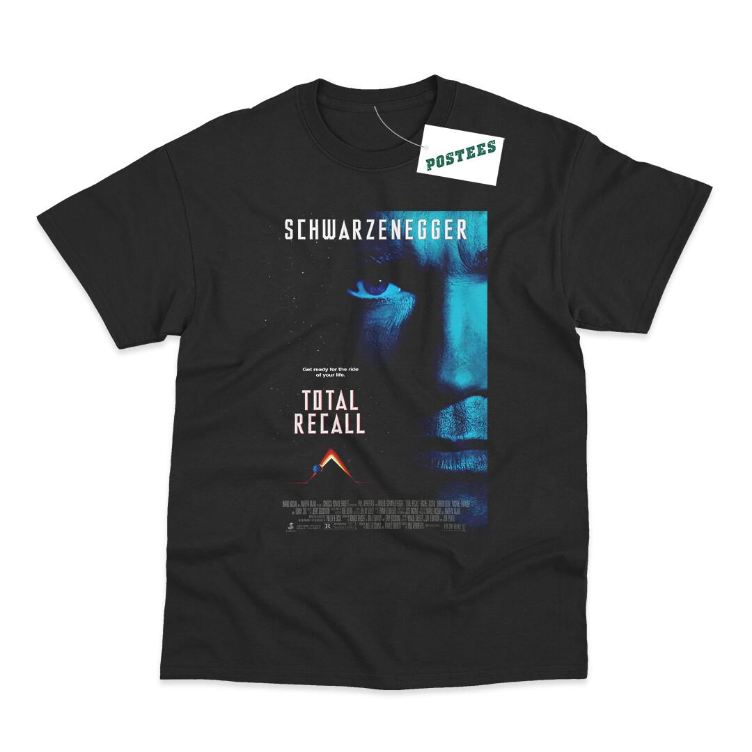 Total Recall Movie Poster Inspired Direct To Garment Printed T-shirt L