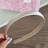 Hair Hoop Pure Color Suede Lining Built-in Anti-Slip Design Headband Commuting Matte Texture Headband Hair Accessory