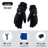 Smart Heated Winter Gloves: Windproof Electric Motorcycle Riding Gloves for Men & Women