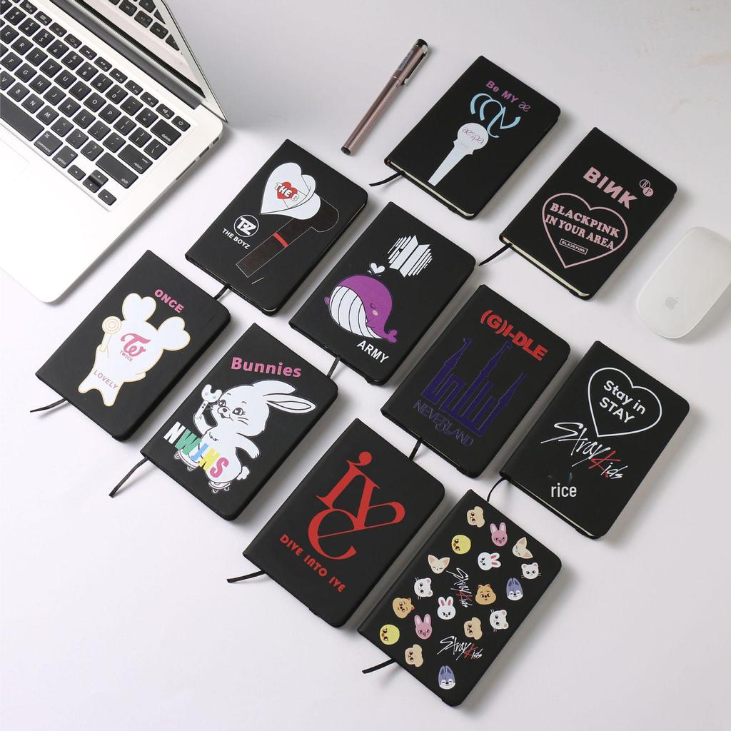 Korean Star Group Portable PU Strap Planner Notebook