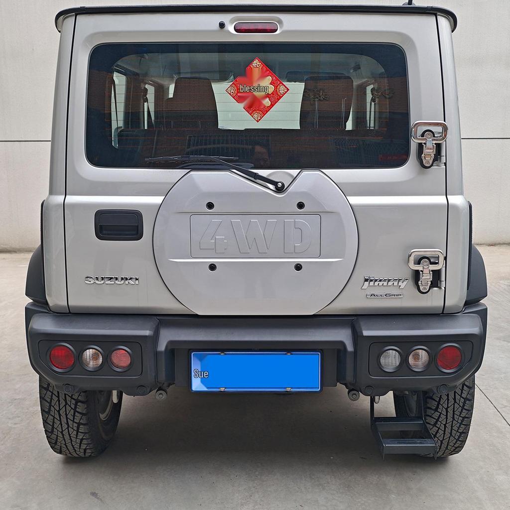 Suzuki Jimny JB75 Rear Taillight Three-Circle Frame Black Protective Cover