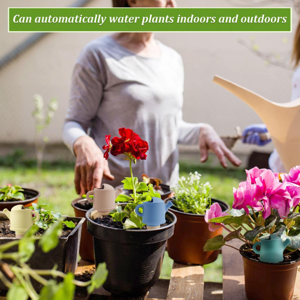 4Pcs Self Watering Spike Terracotta Plant Automatic Irrigation System Device Flower Potted Irrigation Spike Garden Accessories