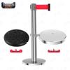 Stainless Steel Retractable Belt Barrier Set