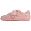 Suede Heart Ep Pink Womens 366922-02