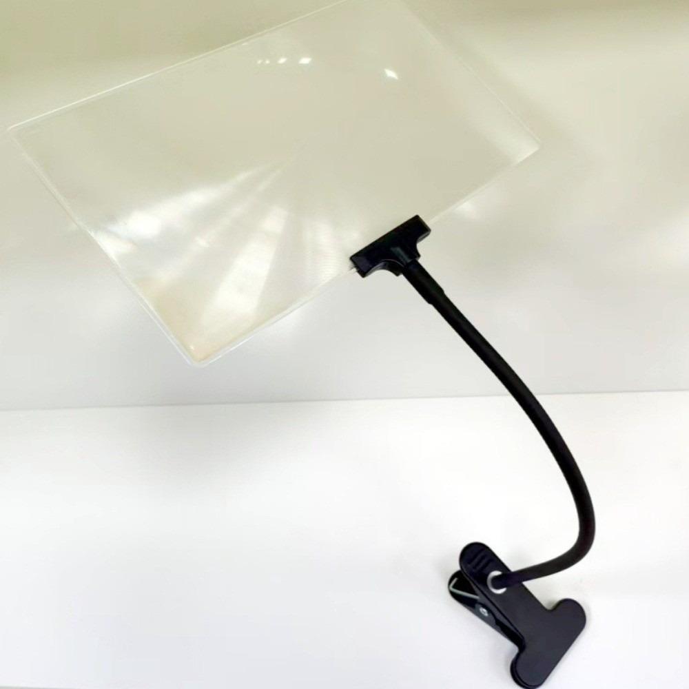 with Clip 4X Magnifying Glass 360 Degree Flexible Neck Full Book Page Magnifying Glass Large Large Page Magnifier