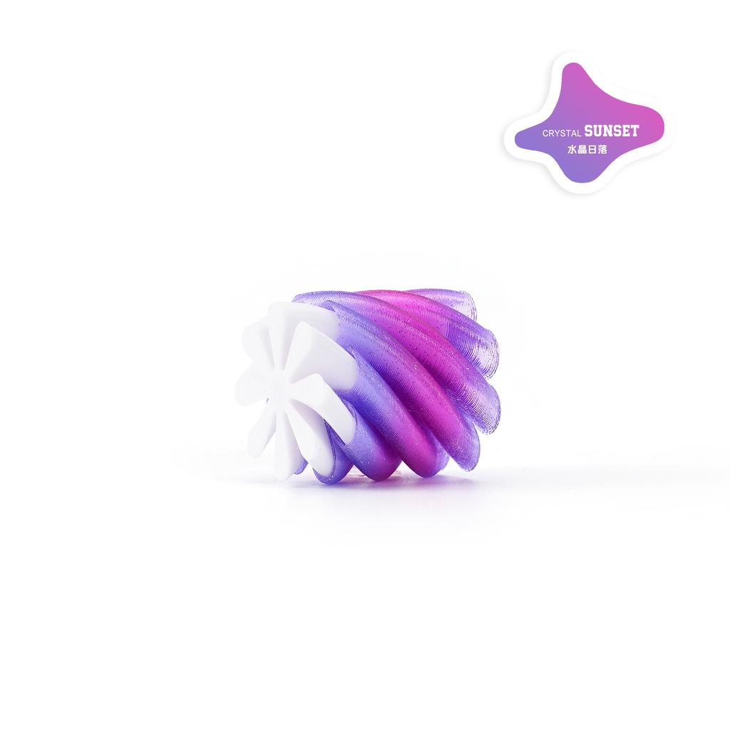 DIY Gift 3D Printing Decompression Spiral Funny Three-dimensional Structure Fingertip Ornament Dual Color Vortex Home Decor