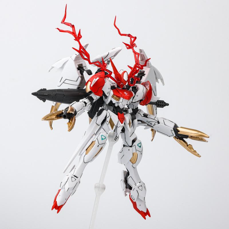 New Gk 1/144 Hg White Amazing Barbatos Sirius Garage Kit Anime Peripheral Action Figure Assembled Toy Ornament Boy Surprise Gift